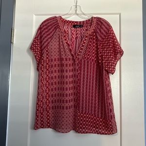 Sheer top - goes great with a tank or cami underneath
